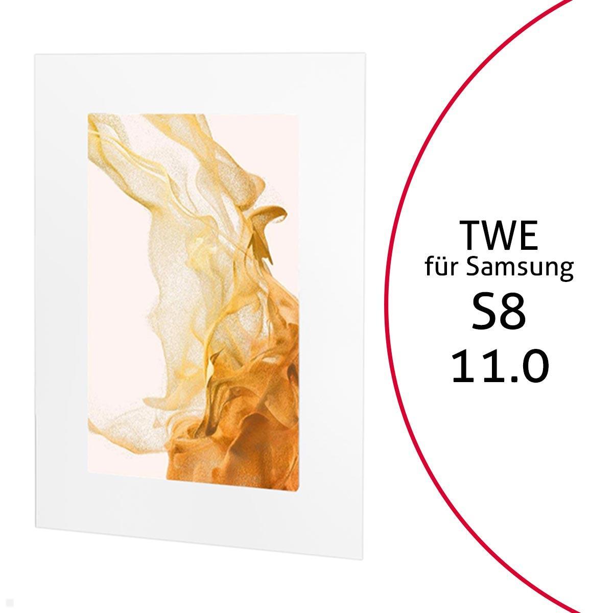 TabLines TWE104W Tablet Wandeinbau für Samsung Tab S8 11.0, weiß TabLines TWE104W Tablet Wandeinbau für Samsung Tab S8 11.0, weiß