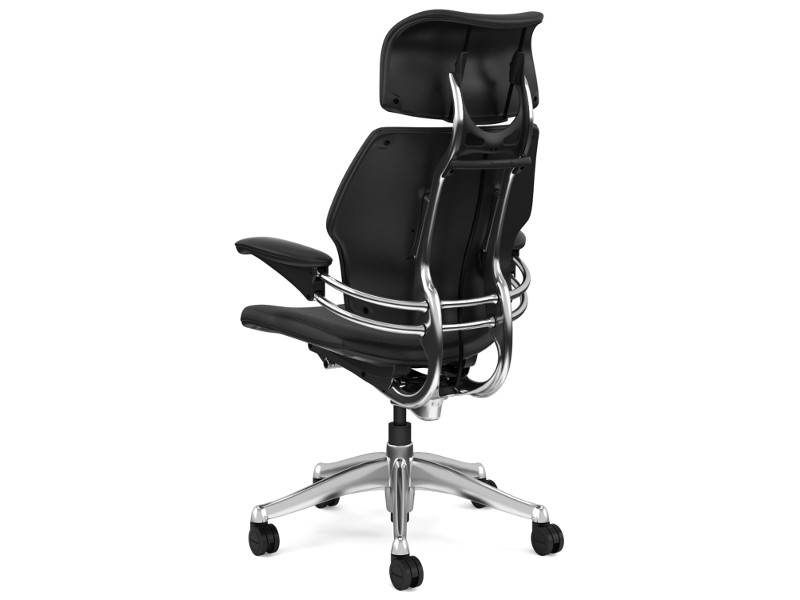 Humanscale Bürostuhl Leder Freedom Headrest F211AQ111N schwarz back Humanscale Bürostuhl Leder Freedom Headrest F211AQ111N schwarz back