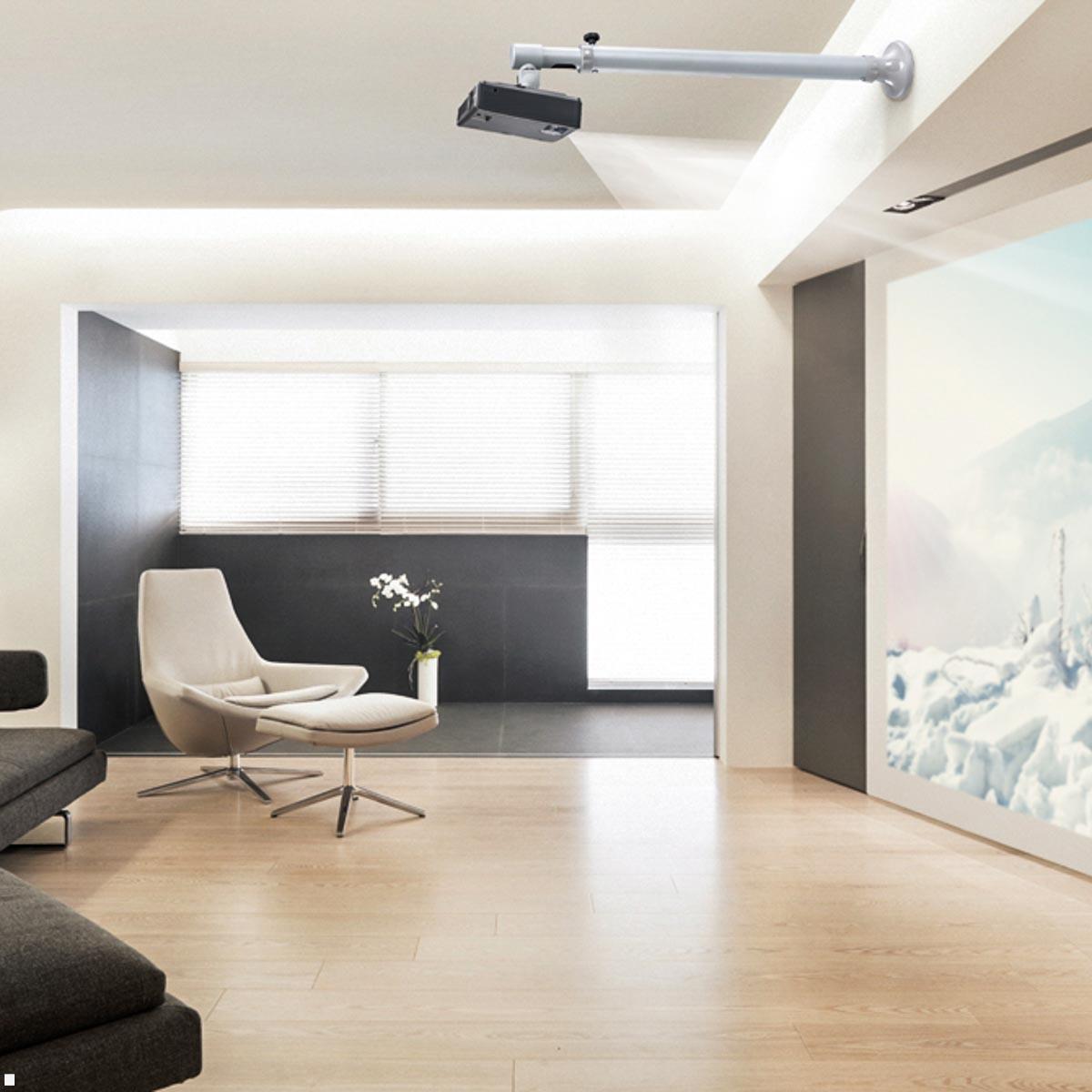 Neomounts BEAMER-W100 Wandhalterung, silber Anwendungsbeispiel Neomounts BEAMER-W100 Wandhalterung, silber Anwendungsbeispiel