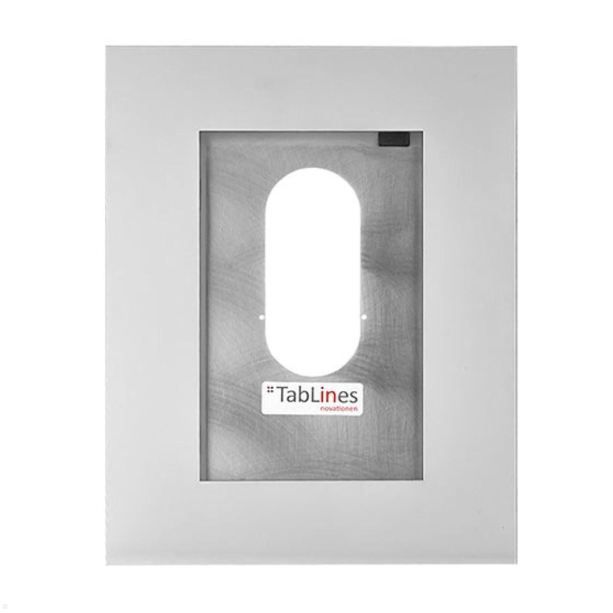 TabLines TWE109S Tablet Wandeinbau für Apple iPad Mini 6 (2021), silber, Frontcover TabLines TWE109S Tablet Wandeinbau für Apple iPad Mini 6 (2021), silber, Frontcover