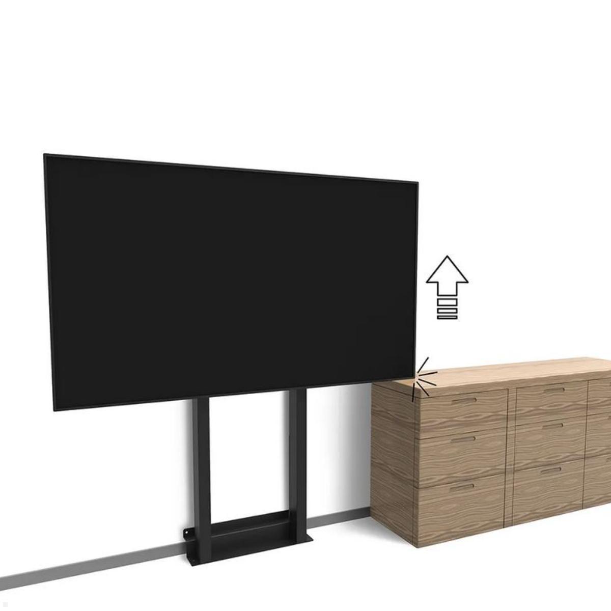 Neomounts WL55-875BL1 elektrischer TV Boden Wandhalter bis 100 Zoll, schwarz Anti-Kollisionssystem Neomounts WL55-875BL1 elektrischer TV Boden Wandhalter bis 100 Zoll, schwarz Anti-Kollisionssystem