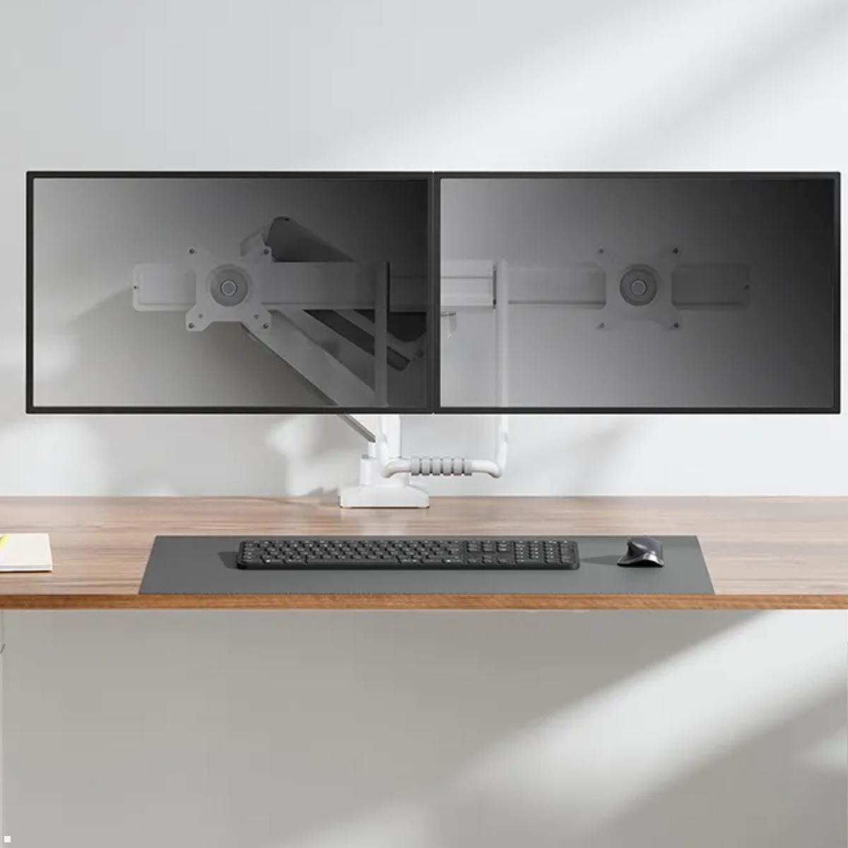 Neomounts DS75-450WH2 Monitorhalter für 2 Monitore nebeneinander bis 32 Zoll, weiß Anwendung Gaming Neomounts DS75-450WH2 Monitorhalter für 2 Monitore nebeneinander bis 32 Zoll, weiß Anwendung Gaming