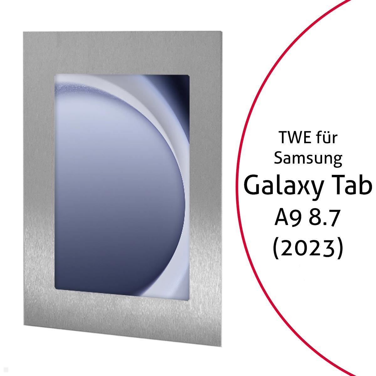 TabLines TWE113E Tablet Wandeinbau für Samsung Tab A9 8.7, Edelstahl TabLines TWE113E Tablet Wandeinbau für Samsung Tab A9 8.7, Edelstahl