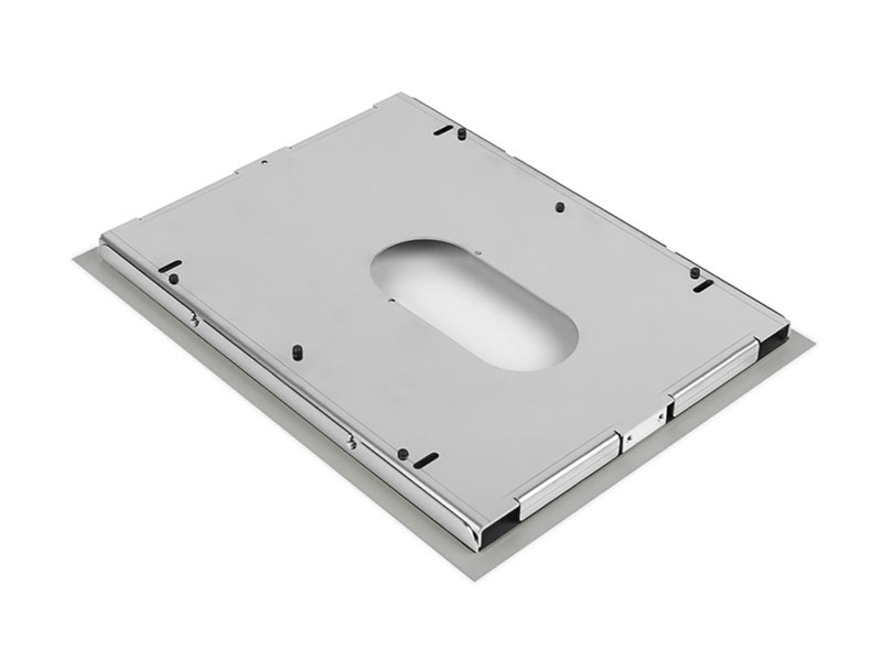 TabLines TWE085S Tablet Wandeinbau für Samsung Tab S5e, silber Rückseite TabLines TWE085S Tablet Wandeinbau für Samsung Tab S5e, silber Rückseite