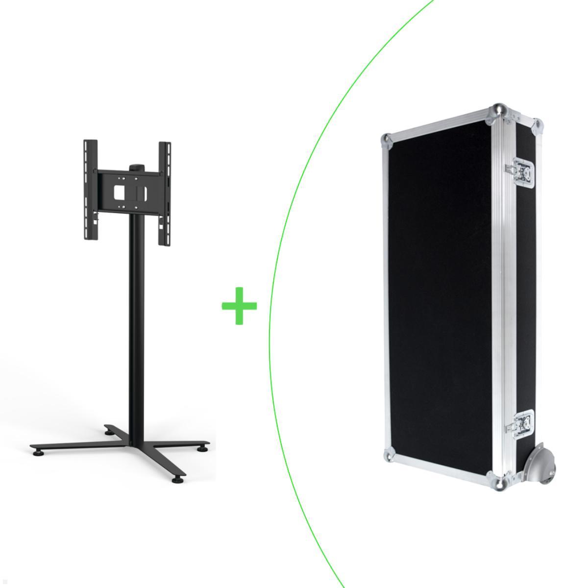 SMS Messekit Monitorständer Icon FM T 1800 (2-teilig) + Transportcase, schwarz SMS Messekit Monitorständer Icon FM T 1800 (2-teilig) + Transportcase, schwarz