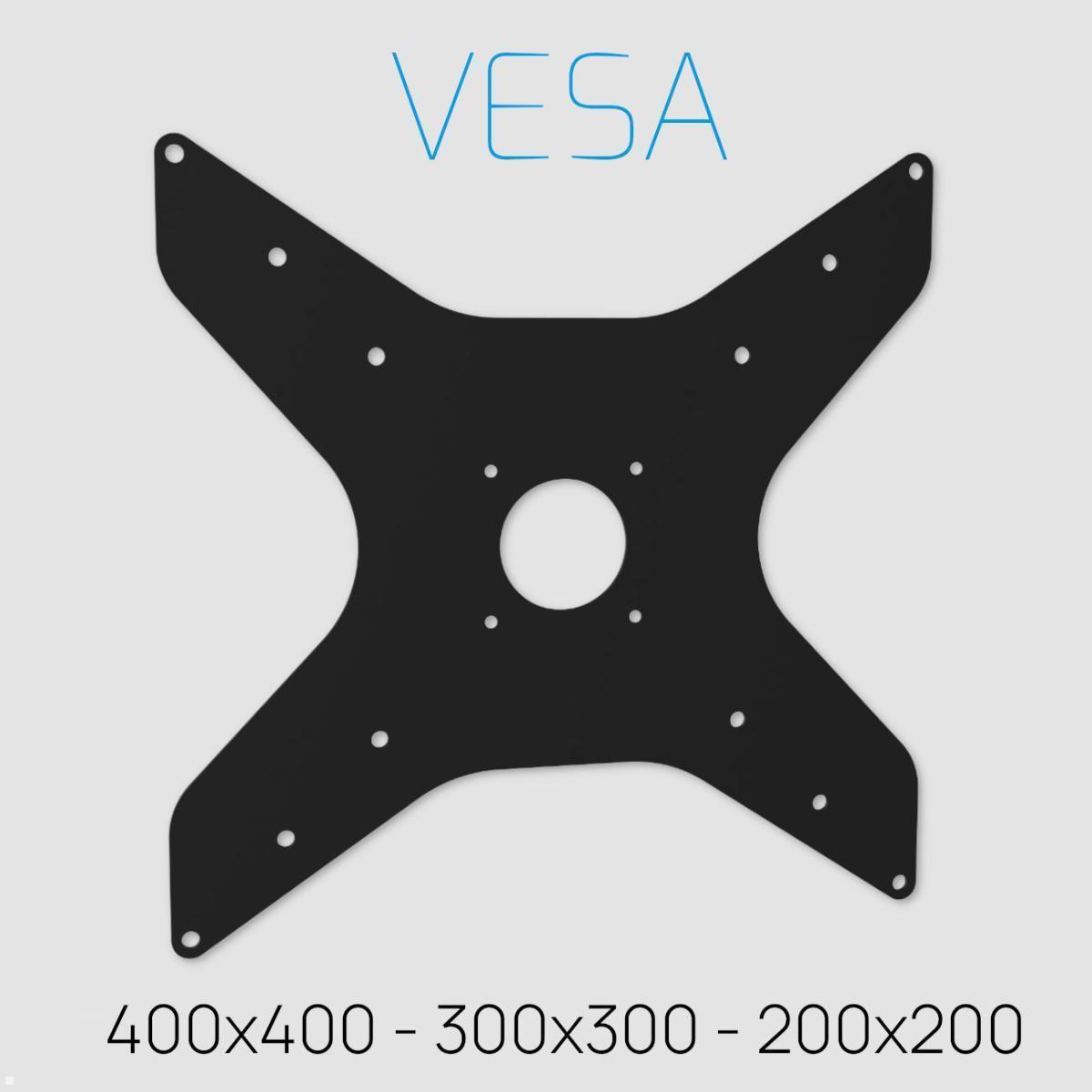 Cavus SQUARE120B44 TV Standfuß rechteckig 32 - 65 Zoll, Säule 120 cm, schwarz VESA Aufnahme Cavus SQUARE120B44 TV Standfuß rechteckig 32 - 65 Zoll, Säule 120 cm, schwarz VESA Aufnahme