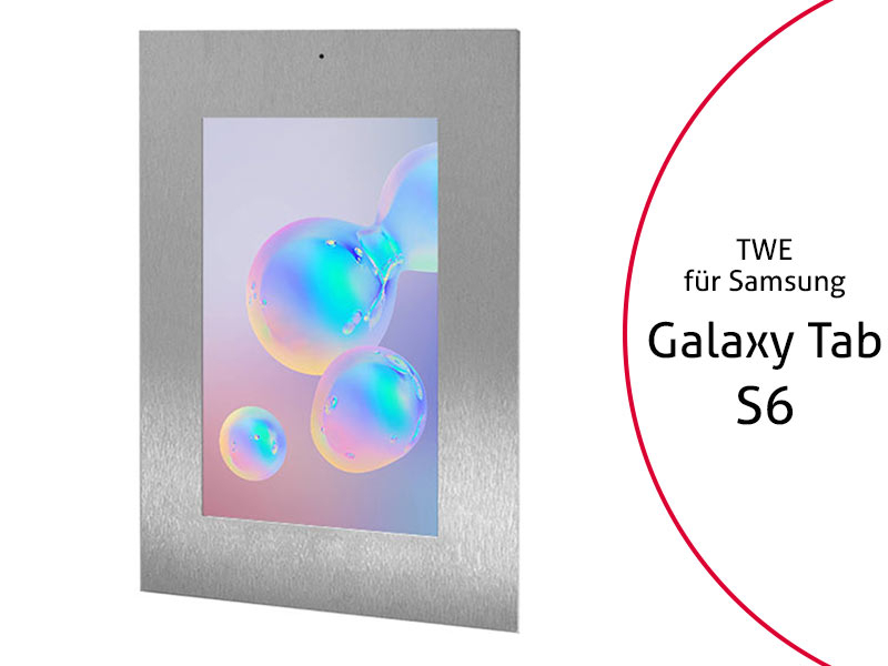 TabLines TWE084E Tablet Wandeinbau für Samsung Tab S6, DS, Edelstahl TabLines TWE084E Tablet Wandeinbau für Samsung Tab S6, DS, Edelstahl
