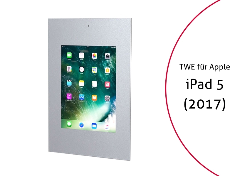 TabLines TWE036S Tablet Wandeinbau für Apple iPad 5 (2017), DS, silber TabLines TWE036S Tablet Wandeinbau für Apple iPad 5 (2017), DS, silber
