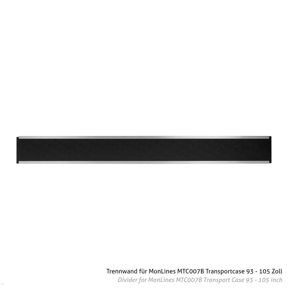 MonLines MTC107 Zubehör Trennwand für 2. Monitor für MTC007B 93-105 Zoll MonLines MTC107 Zubehör Trennwand für 2. Monitor für MTC007B 93-105 Zoll