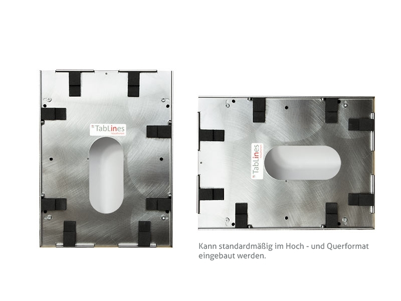 TabLines TWE042W Tablet Wandeinbau für Apple iPad Mini 1/2/3 DS, weiß Hoch- und Querformat TabLines TWE042W Tablet Wandeinbau für Apple iPad Mini 1/2/3 DS, weiß Hoch- und Querformat