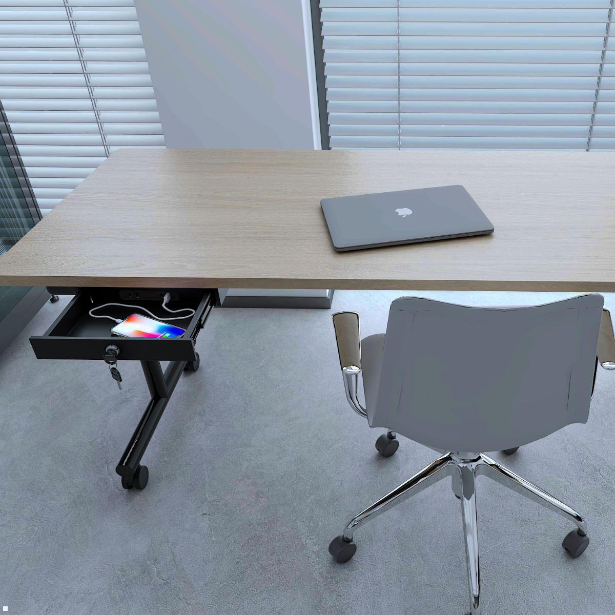 Fellowes Drawer Unterbau Schublade mit USB A/C, Anwendungsbeispiel