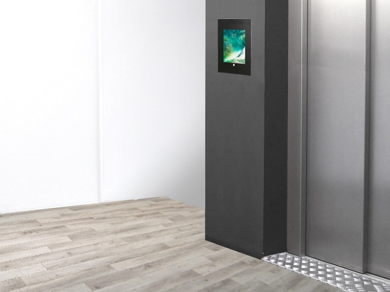 TabLines TWE058B Tablet Wandeinbau für Apple iPad Pro 10,5Zoll, HB, schwarz Anwendungsbeispiel TabLines TWE058B Tablet Wandeinbau für Apple iPad Pro 10,5Zoll, HB, schwarz Anwendungsbeispiel