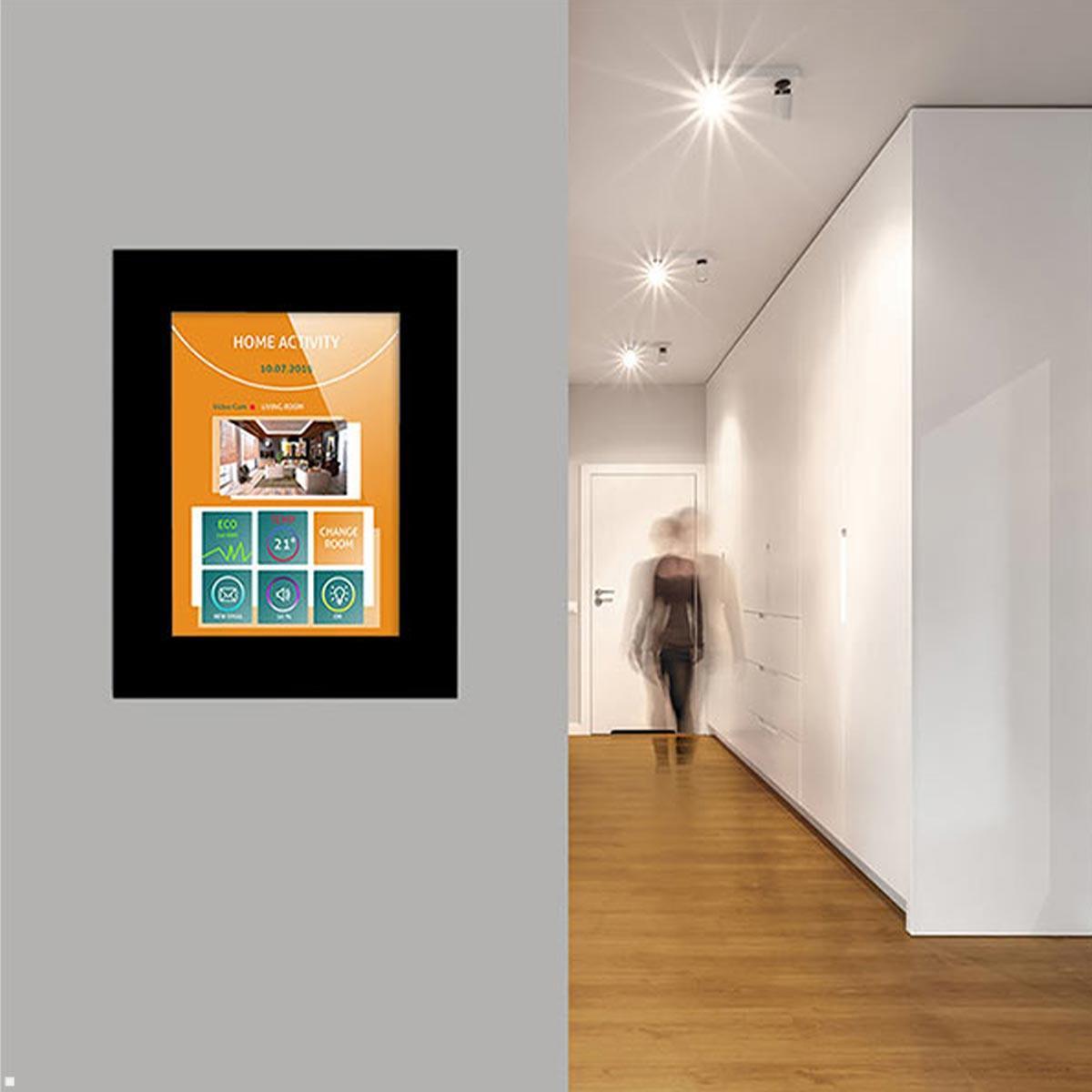 TabLines TWE089B Tablet Wandeinbau für Apple iPad 10.2 (7./8./9. Gen.), HB, schwarz, Anwendung TabLines TWE089B Tablet Wandeinbau für Apple iPad 10.2 (7./8./9. Gen.), HB, schwarz, Anwendung