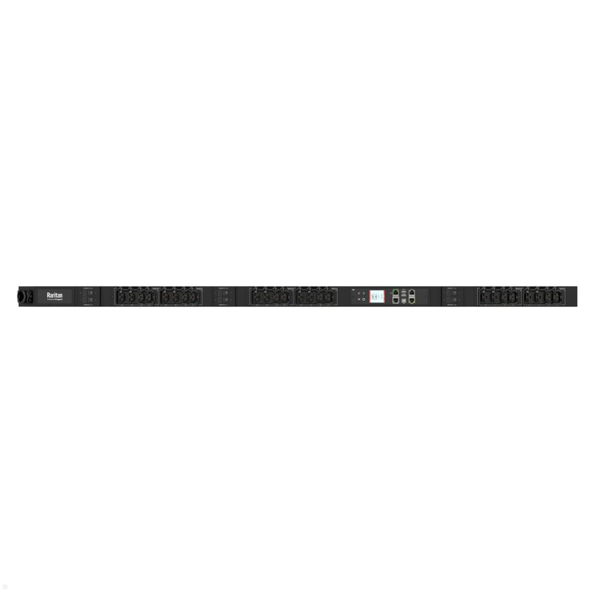 Legrand Raritan iX Rack-PDU 0U mit 12xHDOT C13 / 12xCx, 3-phasig 400V 32A, Outlet Metered/Switched RCM (PX4-5917-E7M28V2), Rack-PDU Outlet Switched RCM
