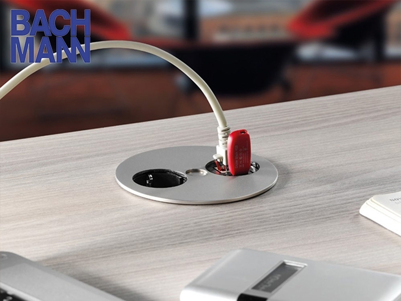 Bachmann Twist 1x Steckdose, 1x USB Charger (931.031) Edelstahl-Optik Beispiel Bachmann Twist 1x Steckdose, 1x USB Charger (931.031) Edelstahl-Optik Beispiel