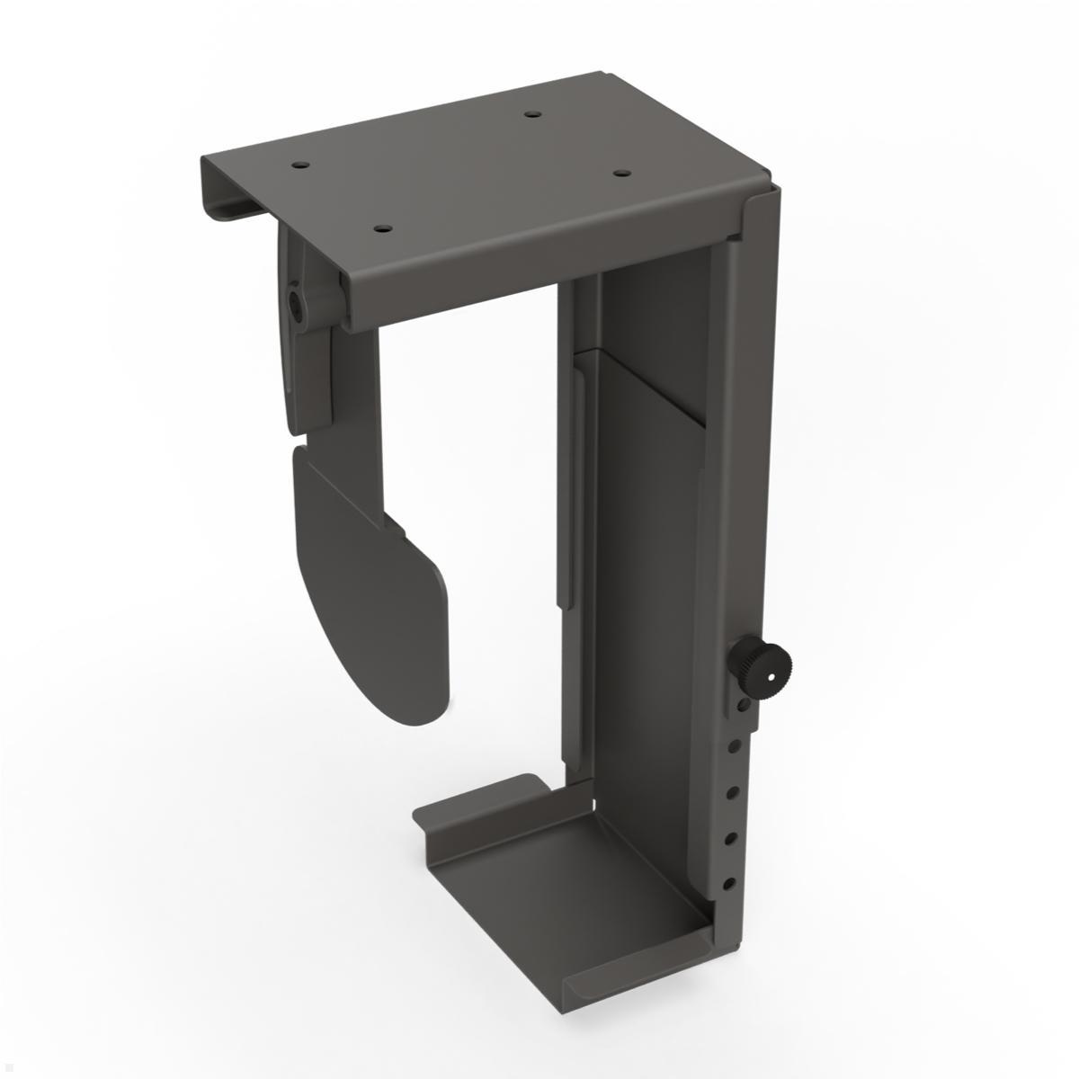 TecLines TPH002B Thin Client PC Halterung Untertisch 30-110 mm, schwarz TecLines TPH002B Thin Client PC Halterung Untertisch 30-110 mm, schwarz