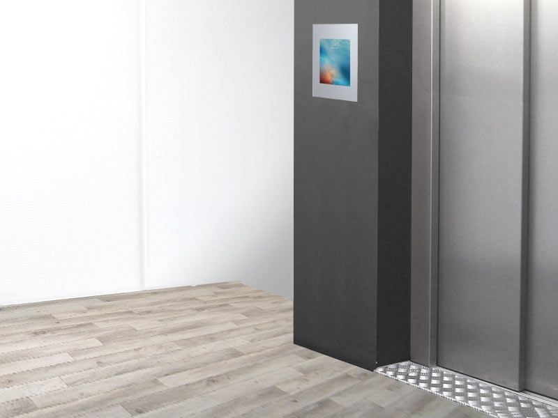 TabLines TWE044S Tablet Wandeinbau für Apple iPad Pro 9.7, silber Anwendungsbeispiel TabLines TWE044S Tablet Wandeinbau für Apple iPad Pro 9.7, silber Anwendungsbeispiel