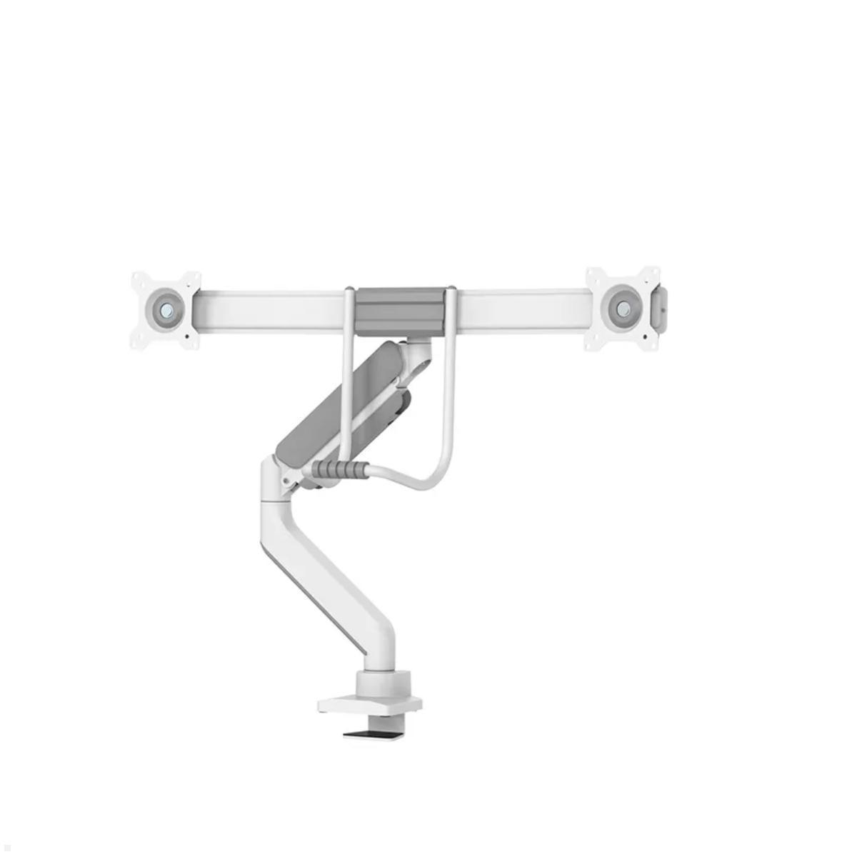 Neomounts DS75-450WH2 Monitorhalter für 2 Monitore nebeneinander bis 32 Zoll, weiß Frontalansicht Neomounts DS75-450WH2 Monitorhalter für 2 Monitore nebeneinander bis 32 Zoll, weiß Frontalansicht