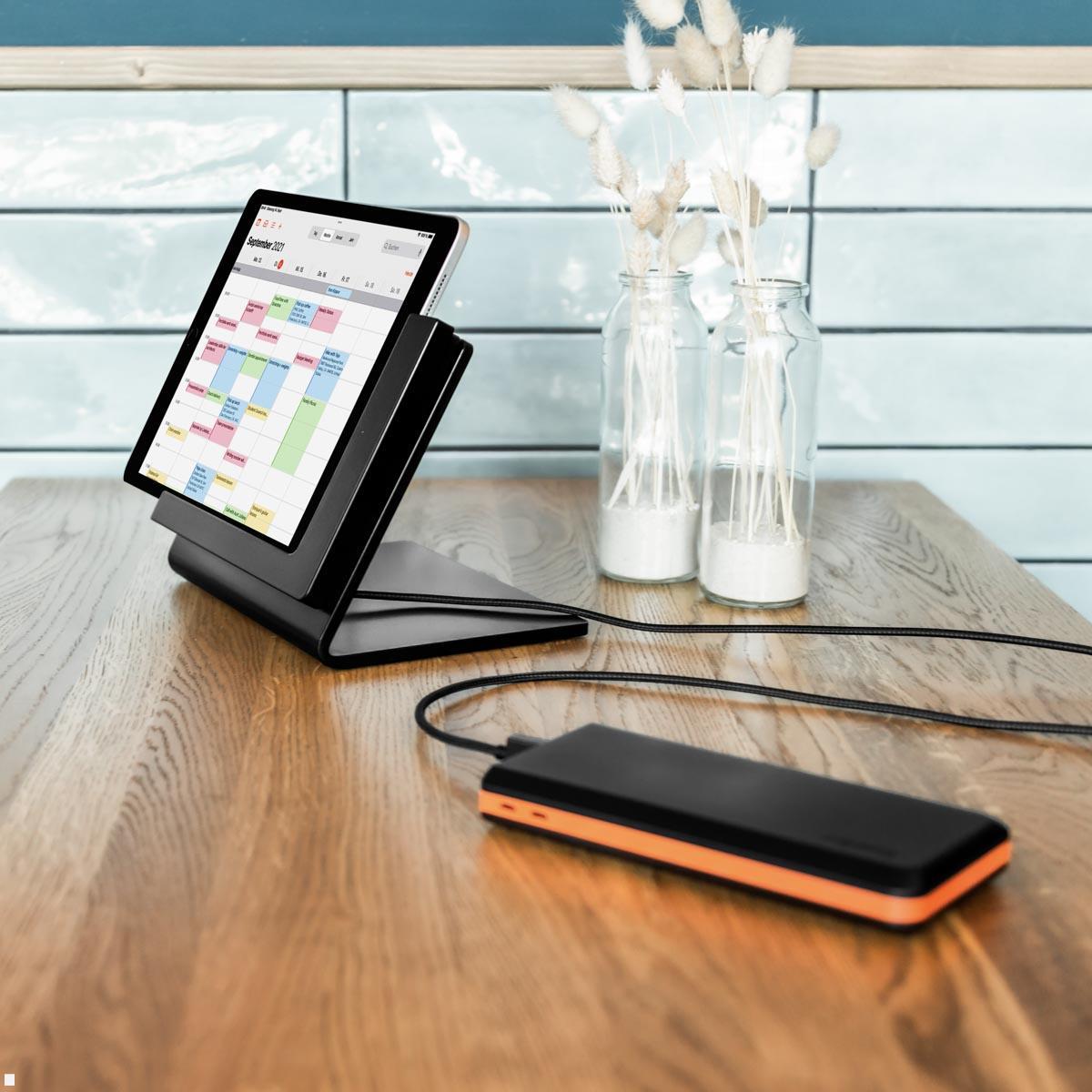 TabLines TTP020 Tabletständer Tisch Plug für Samsung Galaxy Tab A11+, Smartphone laden