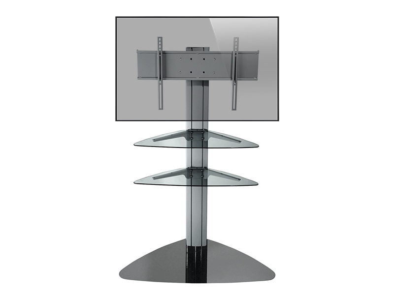 Peerless SS550P-S Monitorständer 32-50 Zoll mit 2 Glas Ablagen, silber Peerless SS550P-S Monitorständer 32-50 Zoll mit 2 Glas Ablagen, silber