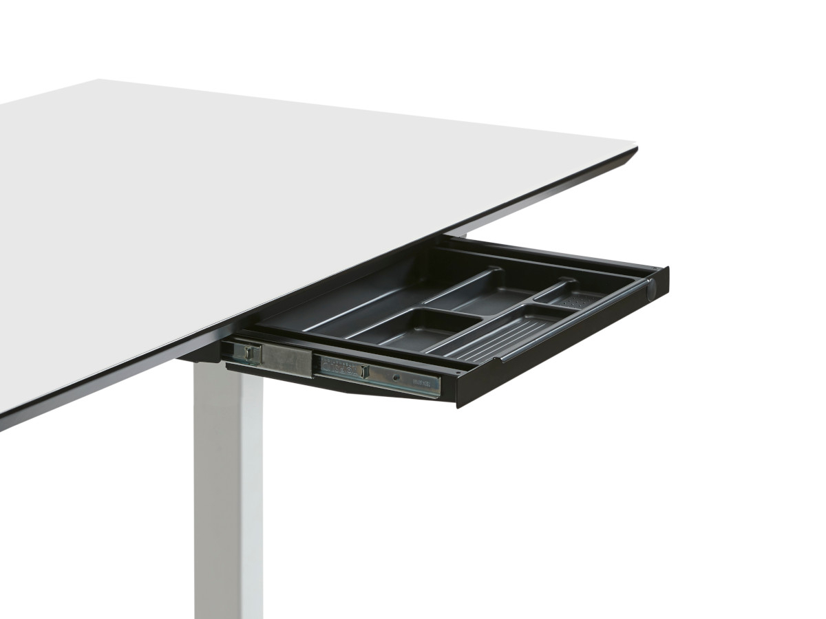 TecLines TUS003B ausziehbare Unterbau Schublade S, schwarz Anwendung Schreibtisch TecLines TUS003B ausziehbare Unterbau Schublade S, schwarz Anwendung Schreibtisch