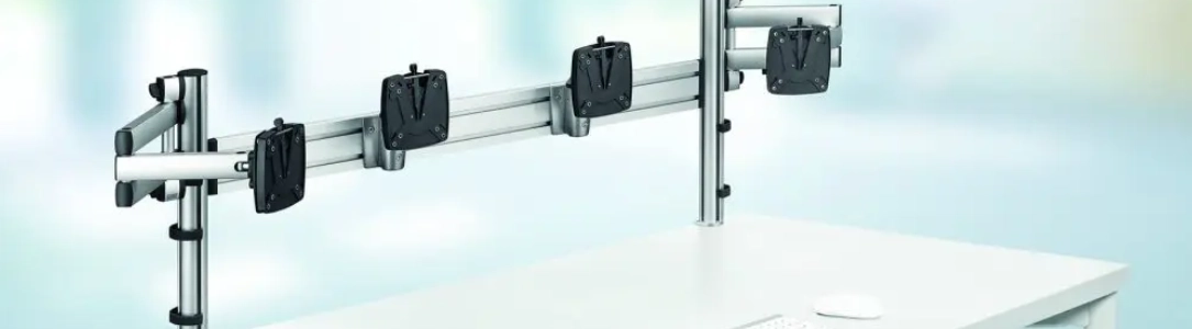 Monitorhalterung für 4 Monitore, 4-fach Halterung