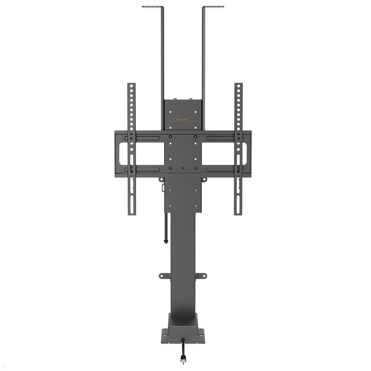 MonLines MLS036B Einbau TV Lift 32-48 Zoll, 670 mm Hub, schwarz, Rückseite